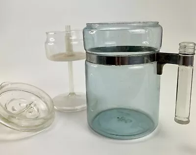 Vintage Pyrex Flameware Coffee Percolator 6 Cup 7826-B Early All Glass Parts • $40