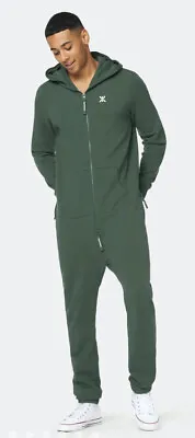 ONEPIECE Men’s Original Jumpsuit Green Size Medium RRP 129 • £73.82