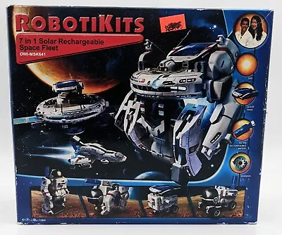 SEALED RobotiKits 7-in-1 Solar Rechargeable Space Fleet OWI-MSK641 • $16.99