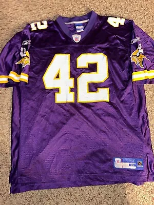 DARREN SHARPER Minnesota VIKINGS Football REEBOK Replica Size XL Jersey VINTAGE • $21.12