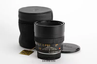 Leica 80mm F1.4 Summilux-R ROM Lens 11851 • $3250