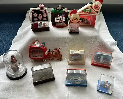 Vintage Plastic Snow Globe Lot  • $85