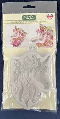 Katy Sue Designs UNICORN Sugarcraft Silicone Mould Brand New In Packaging  • £8.25