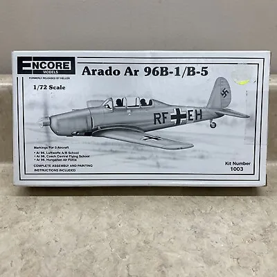 Encore Models 1:72 Arado Ar 96B-1 / B-5 Model WW2 German Plane Kit #1003 • $24