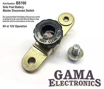 GAMA Electronics Side Post Battery Master Disconnect Switch • $19.93