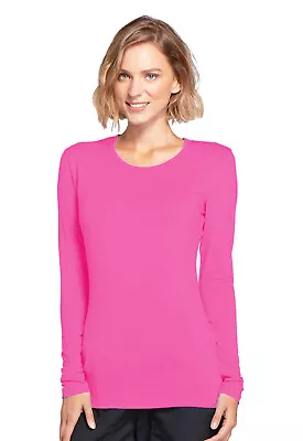 Cherokee Workwear Women's Long Sleeve Underscrub Knit Tee - 4881 • $17.98