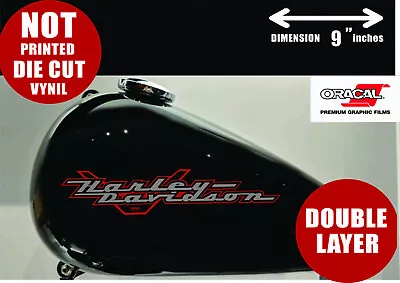 Harley Davidson Gas Tank STICKER TANK Logo Decal Motorcycle Tank Decal Emblem • $13