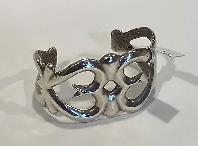 Navajo Native American 1960’s Sand Cast Sterling Silver Bracelet Vintage 57.5g • $369.95