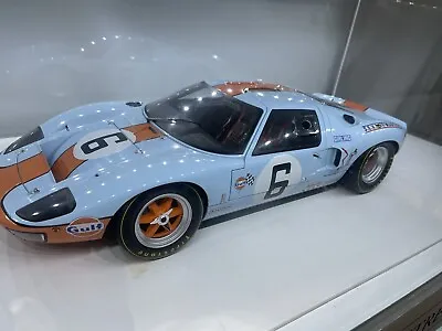 HACHETTE BUILD FORD GT40 GT 1/8 SCALE 110 Custom Built Model AMALGAM 1968 1969 • $3473.94