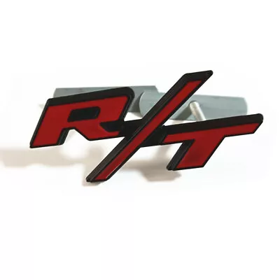 OEM For RT Front Grill Emblems R/T Car Badge New Red Black Nameplate Sticker • $12.95