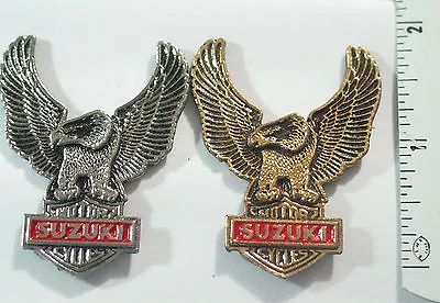 Suzuki  Motorcycle Pin Eagle Pin_Vintage_Choice Of (1) Goldtone Or Silvertone • $17.95