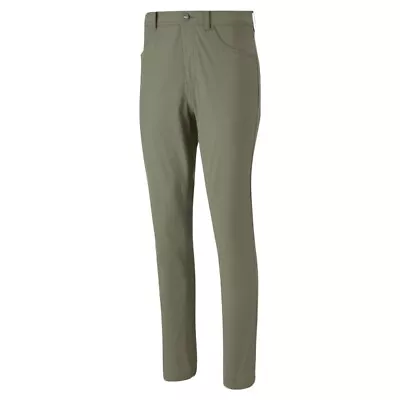 Puma 101 Golf Pants Mens Golf Trousers 531103 - Dark Sage - New 2023 • $49.98