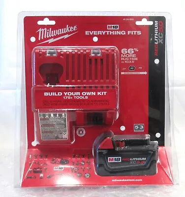 Milwaukee 48-59-1850 18V Lithium-Ion Starter Kit W/ 1 5.0Ah Battery And Charger • $84
