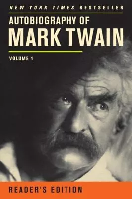 Autobiography Of Mark Twain : Volume 1 Reader's Edition Paperbac • $6.65