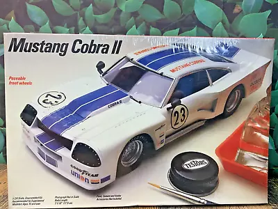 Sealed Model Kit Testors Mustang Cobra Ii #394 Scale 1:24 • $49