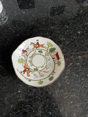 Coalport Hunting Scene Shallow 6 1/2  Sweet Bowl. • £15