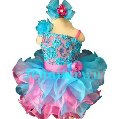 Jenniferwu Baby Girl Princess Dress Bowknot Dresses Handmade Pageant Dress • $43.28