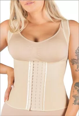 B Free Open Bust Back Smoothing Corset With 9 Steel Bones - Size XL/XXL • $40