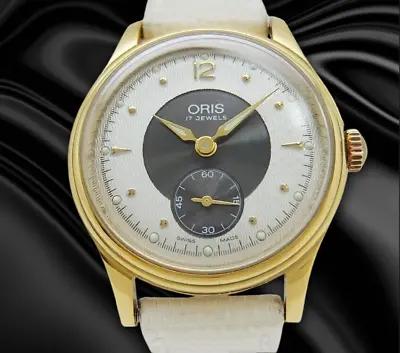 ORIS Small Second 7312 Boy's Size Automatic Winding Vintage Watch 1990's • $1000.56