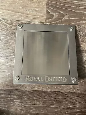 Royal Enfield Metal Photo Display Nice Never Used • $12.49