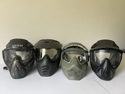$69.99 • Buy Lot Of 4 Paintball Mask / Face Shields With Goggles JT  VForce