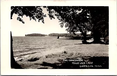 RPPC View Of The Concourse Mille Lacs Lake Garrison MN C1961 Postcard X47 • $9.99