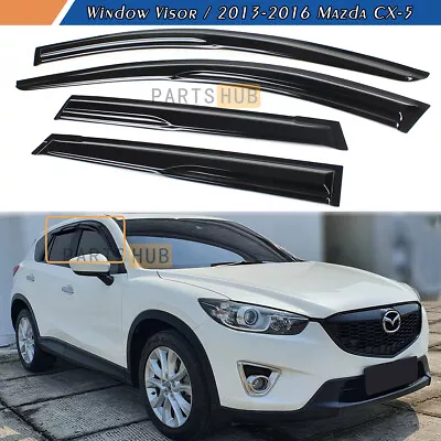 For 2013-2016 Mazda CX-5 CX5 Mugen Style Window Visors Rain Guards Deflectors • $29.99