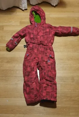 CHRISTMAS KILLTEC KIDS SNOWSUIT SNOW JACKET SUIT US 6 D 116 Water Resistant Win • £9.99