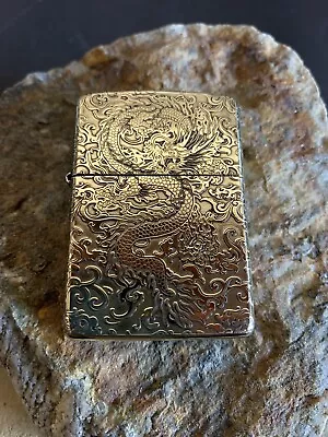 Zippo  Dragon Lighter Rare Zippo 5-side Zippo Dragon • $269.69