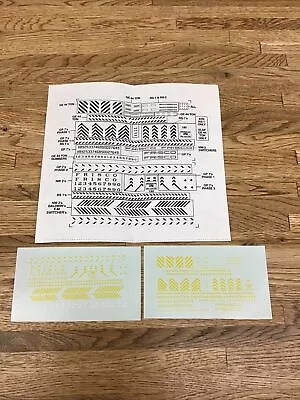 Oddballs Decals N Scale #160-280: GE 44 Ton RS-1 & RS-2 / GP 7 Locos • $8