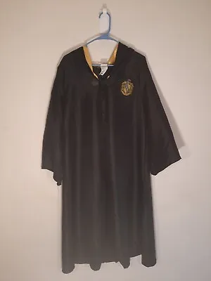 HARRY POTTER Hooded Hufflepuff Wizards Robe Size Youth Xl • $35