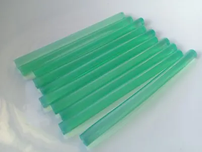 10 Pieces Aqua Green Glue Gun Sticks 7mm Wide 10cm Long. Crafts. Refill • £2.49