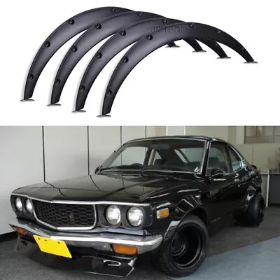 4x Fender Flares Extra Wide Body Kit Car Wheel Arches For Mazda RX-8 RX-7 RX-3 • $118.48