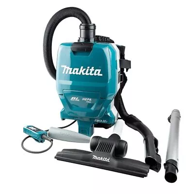  Makita LXT BL Backpack Vacuum Cleaner 36V 2 X 18V Bare Unit DVC261ZX11 • £366