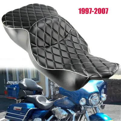 $195.95 • Buy Two-Up Driver Passenger Seat For Harley Electra Glide Ultra Classic FLHTC 97-07