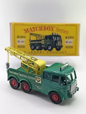 MATCHBOX Lesney Kings Size K12a Foden Heavy Breakdown Wreck Truck Vintage Toy • £24