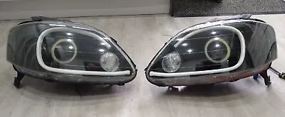 VW FOX  Black & Carbon LED Halo/Angel Eyes Bi-Xenon Projector Headlights & HID  • $1.25