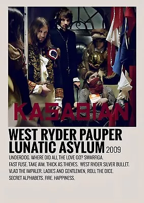 Kasabian. West Ryder Pauper Lunatic Asylum. A3 Album Print. Wall Art.  • £16.99