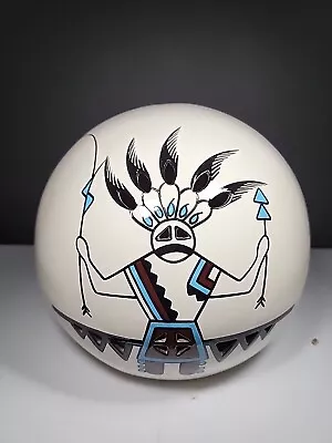 Vintage Sphere Hopi Kachina Doll Lampshade Southwest 1970 Yankee Doodle Dandy • $149.99