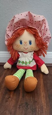 Vintage 1980s Strawberry Shortcake Rag Doll • $24.99