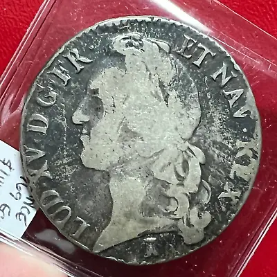 1769 France Silver Ecu Crown Coin • £132.98