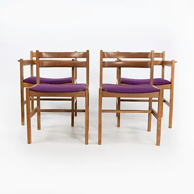 1975 Borge Mogensen  Asserbo  Dining Chairs For CI Designs In Oak Set Of 4 • $4800