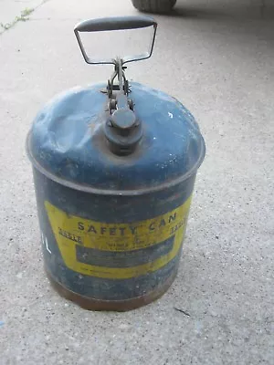 Authentic Vintage EAGLE FUEL Oil Safety Can Metal Can 5 Gallons • $125