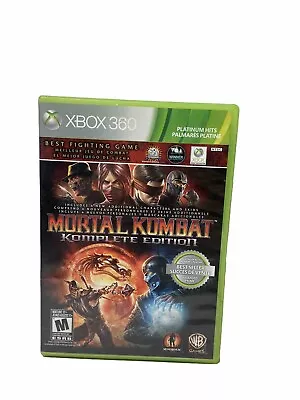 Mortal Kombat -- Komplete Edition (Xbox 360 2012) CIB Complete Untested As Is • $18.40