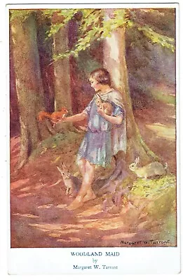 Medici Margaret W Tarrant Postcard 'woodland Maid' • £1.49