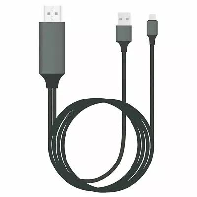 8 Pin Connect To HDMI TV AV Cable Lead Adapter For IPhone XS X 8 7 6 11 12 13 14 • £8.79