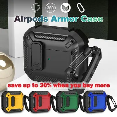 $11.99 • Buy Apple AirPods Pro 3 Case Armor Earphone Heavy Duty Shockproof Protective Cover