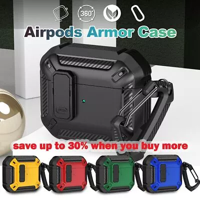 Apple AirPods Pro 3 Case Armor Earphone Heavy Duty Shockproof Protective Cover • $13.99