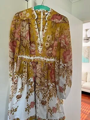 $510 • Buy  Zimmerman Pattie Plunge Mini Dress Size 2