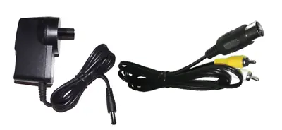 Sega Mega Drive 1 Power Supply And AV Cables Replacement New Aftermarket • $24.90